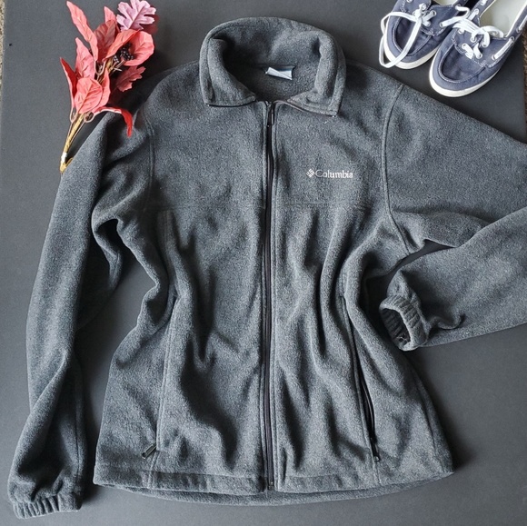 Columbia Other - Columbia Grey Fleece style Jacket